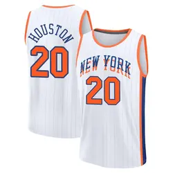 Allan Houston New York Knicks Men's Fast Break Fanatics 2024/25 City Edition Jersey - White